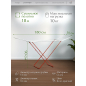 Сушилка для белья напольная PERFECTO LINEA Bona бело-красная (46-021821) - Фото 2