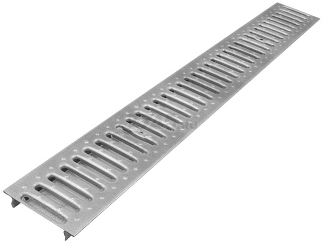 Решетка Standart 100 стальная штампованная (с отверстиями) ECOTECK (2А995919)