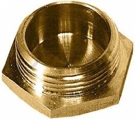Заглушка латунная 1" c наружной резьбой ЦВЕТЛИТ (ZW50067)
