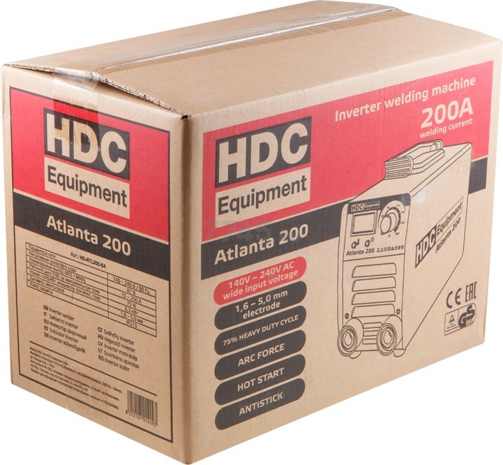 Инвертор сварочный HDC Atlanta 200 (HD-ATL200-E4) - Фото 6