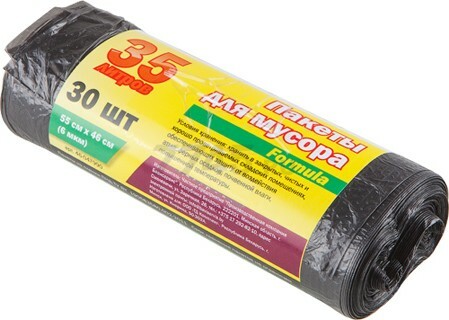 Пакеты для мусора PERFECTO LINEA Formula 35 л 30 штук (46-047990)