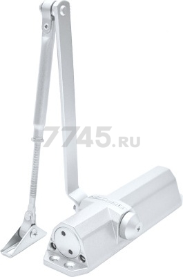 Доводчик дверной гидравлический морозостойкий NOTEDO DC-080 60-100 кг белый (DC-080w)