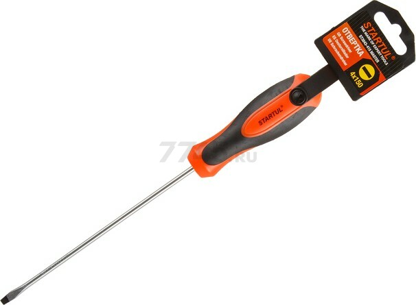 Отвертка шлицевая SL4 150 мм STARTUL Master (ST3043-415)