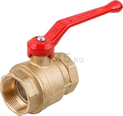Кран шаровой 2" внутренняя резьба, ручка ЦВЕТЛИТ (ZW10126)