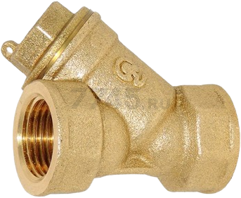 Фильтр косой латунный 1/2" газовый ЦВЕТЛИТ (ZW40002)