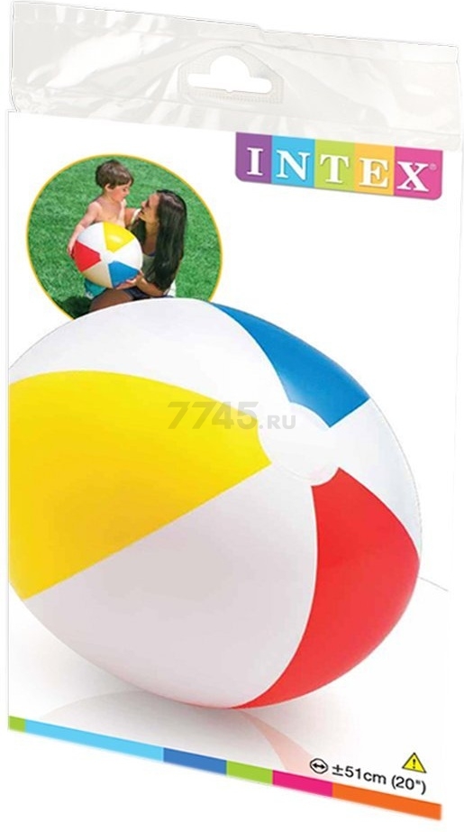 Мяч надувной INTEX 59020NP - Фото 3