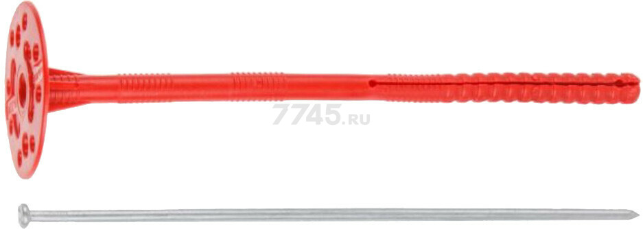 Дюбель для теплоизоляции 10х260 мм с металлическим гвоздем STARFIX 400 штук (SMW3-61328-400)