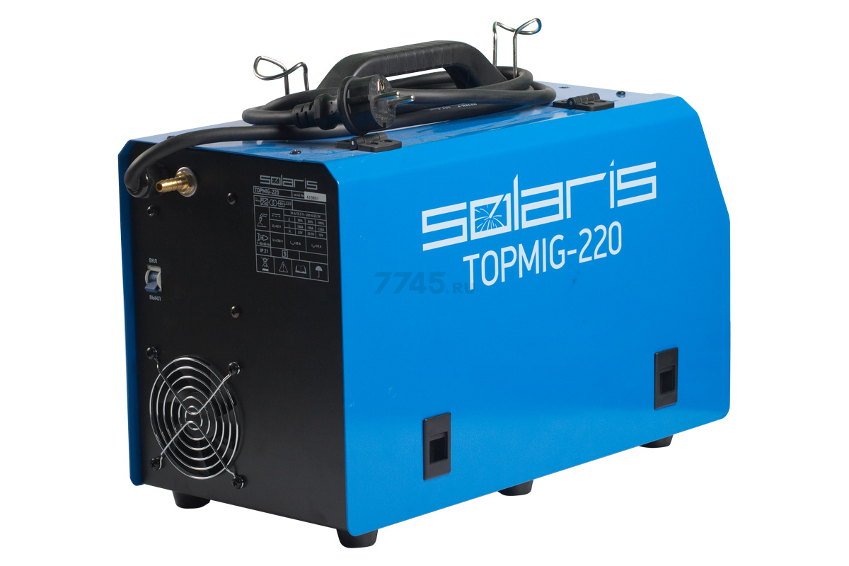 Полуавтомат сварочный SOLARIS TOPMIG-220 MIG-MAG/FLUX (TOPMIG-220) - Фото 5