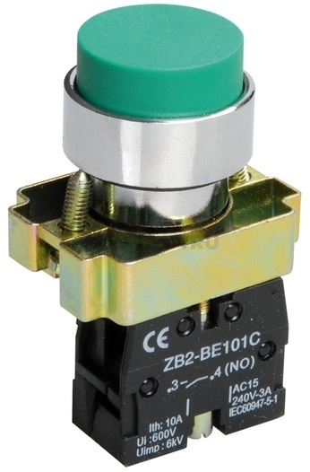 Кнопка управления 1з TDM BL31 зеленая (SQ0704-0048) - Фото 2