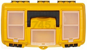Ящик для инструмента пластмассовый ТИТАН 43х23,5х25 см (18") с секциями (М2936) - Фото 4