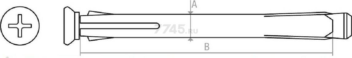 Анкер рамный 8х92 мм STARFIX 150 штук (SM-70498-150) - Фото 3