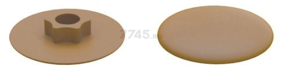 Заглушка для конфирмата декоративная бук STARFIX 50 штук (SMZ1-99013-50)