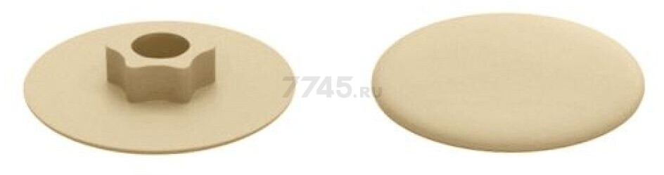 Заглушка для конфирмата декоративная светло-бежевая STARFIX 50 штук (SMZ1-02458-50)