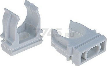 Крепеж-клипса для трубы 20 мм ЮПИТЕР серый 100 штук (JP3120-02)