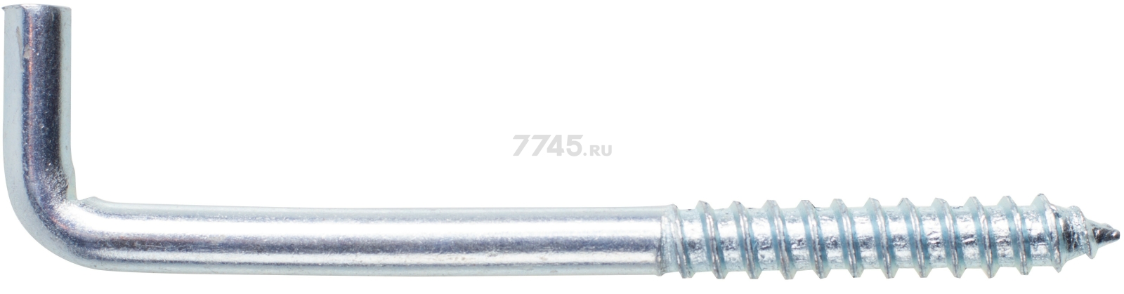 Крючок Г-образный 6х80 мм цинк STARFIX 4 штуки (SMZ1-41076-4)