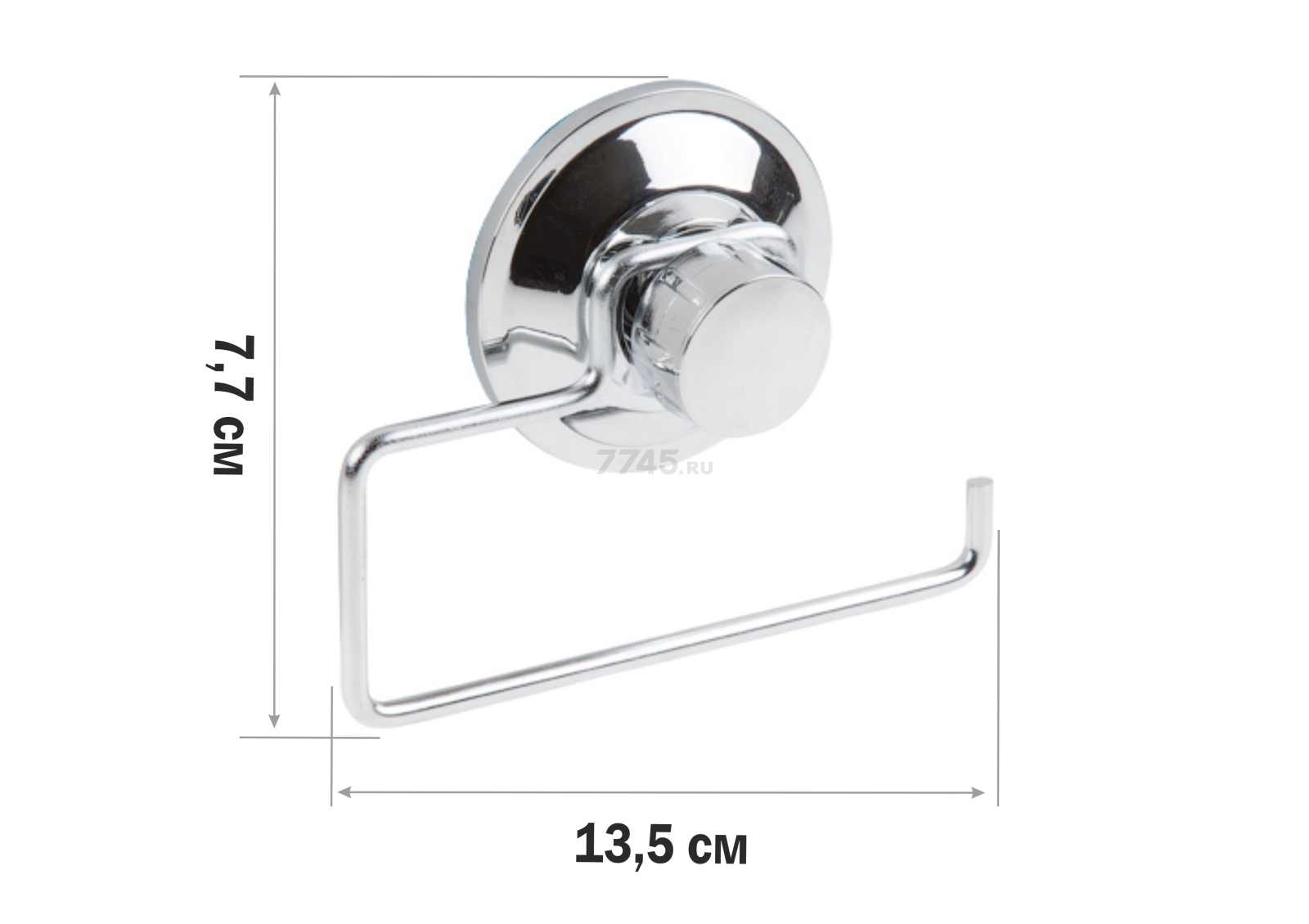 Держатель для туалетной бумаги PERFECTO LINEA Fix Lock (35-389000) - Фото 8