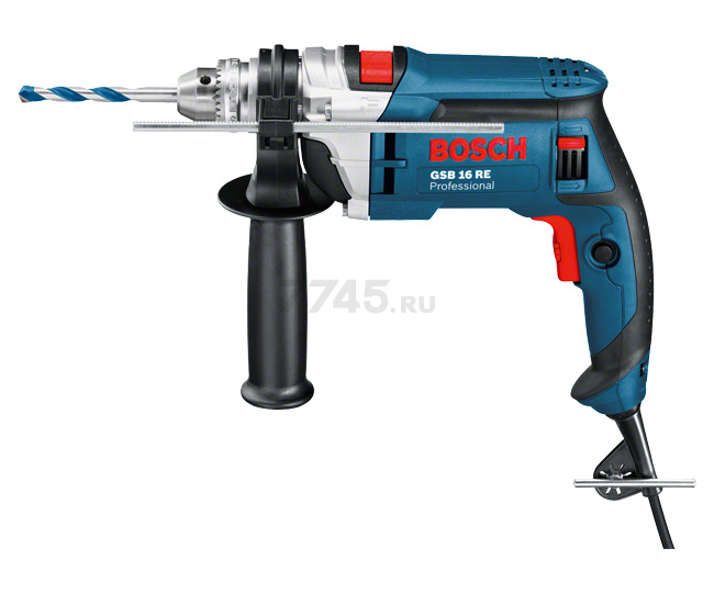 Дрель ударная BOSCH GSB 16 RE Professional (060114E600) - Фото 2