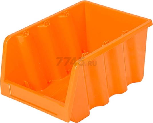 Лоток для метизов 230х160х120 мм оранжевый IDEA (М2977)