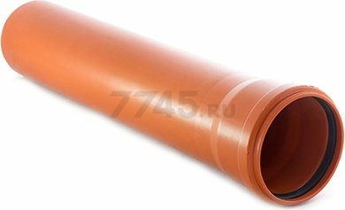 Труба для наружной канализации 110х3,4х1000 мм SN4 РосТурПласт (11210)