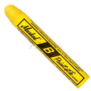 Маркер на основе твердой краски MARKAL B Paintstik желтый (080221)