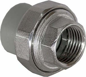 Американка ПП 40х1 1/4" с внутренней резьбой серая РосТурПласт (15804)
