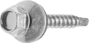 Саморез кровельный 4,8х70 мм цинк шайба с прокладкой PT1 STARFIX 150 штук (SMC3-83854-150)