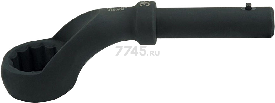 Ключ ударный накидной угол 45° 75 мм TOPTUL (AAAV7575)