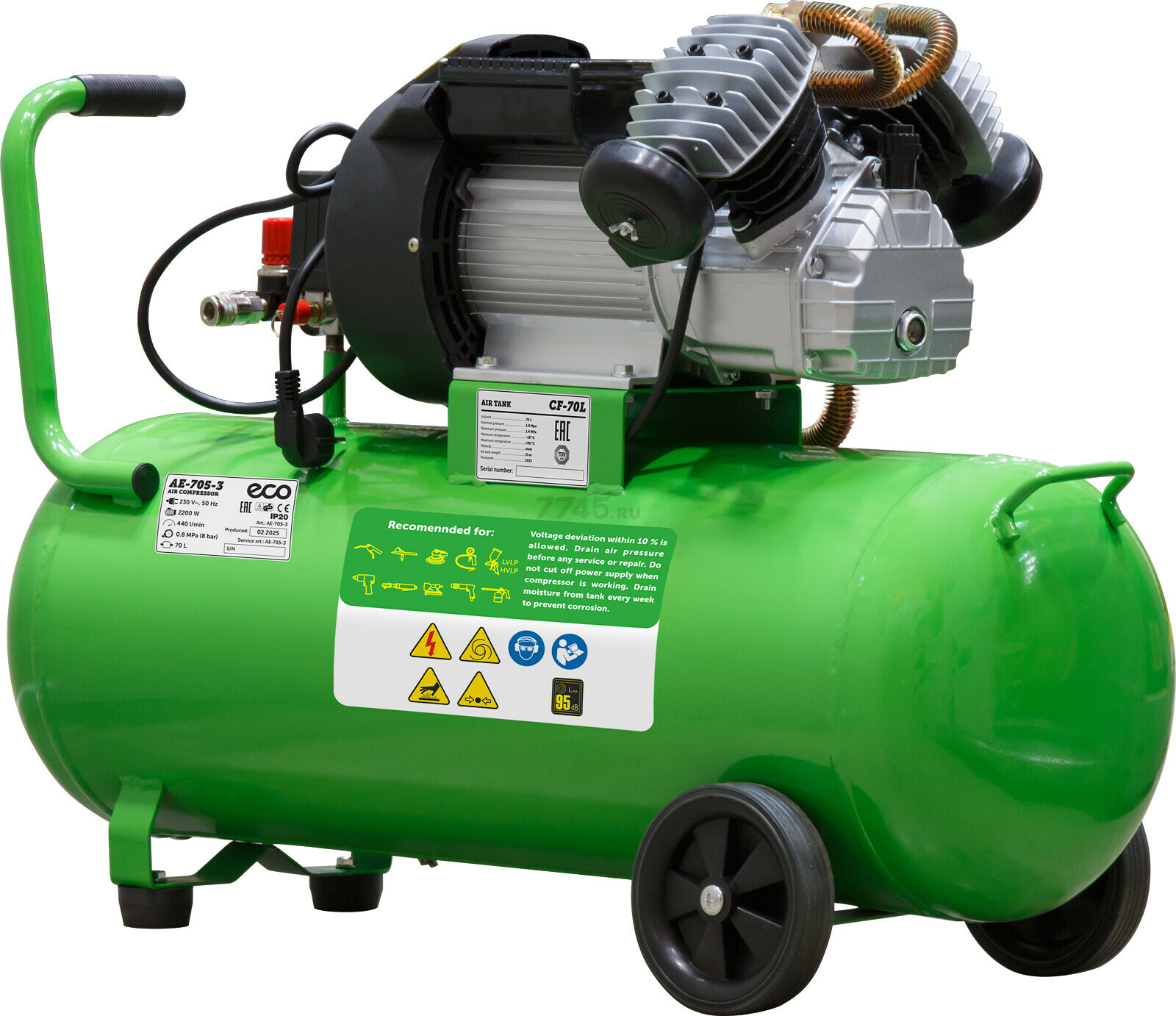 Компрессор ECO AE-705-3 - Фото 8