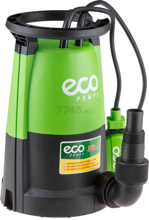 Насос дренажный ECO DP-916 - Фото 2