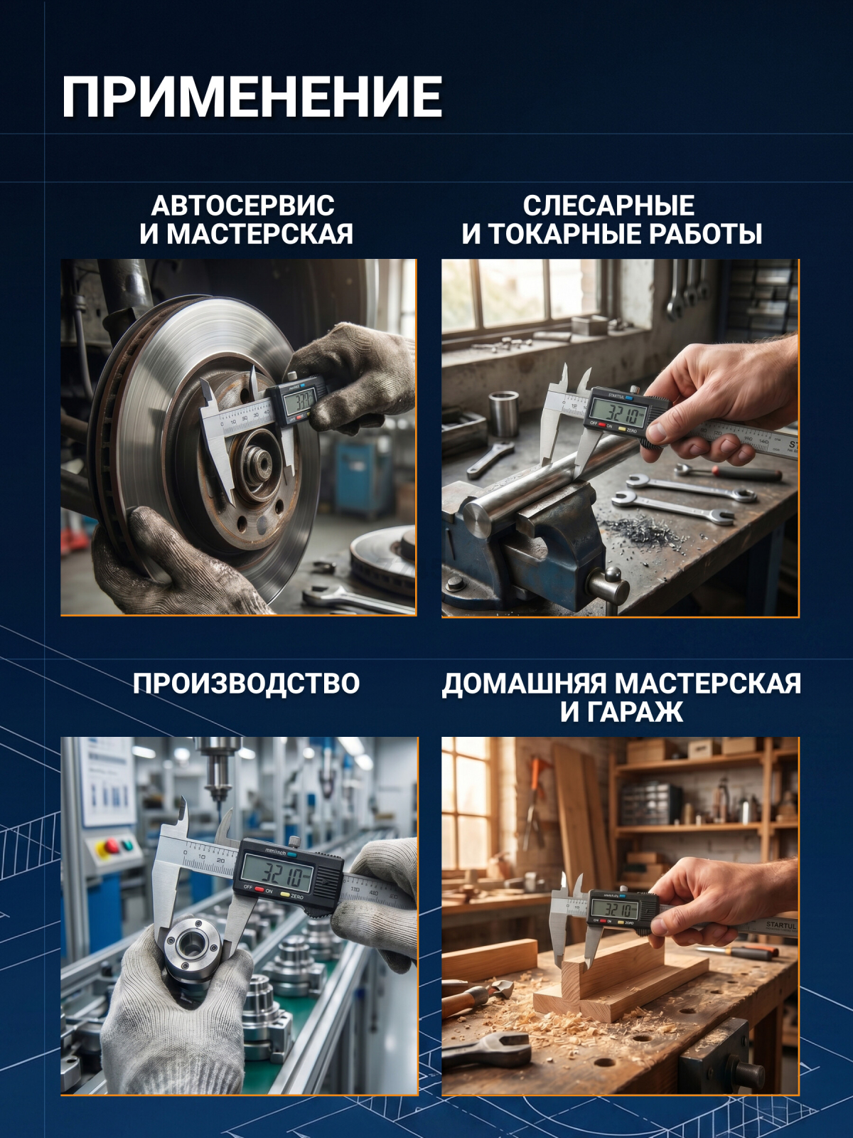 Штангенциркуль электронный STARTUL Profi 150 мм (ST3507-150) - Фото 3