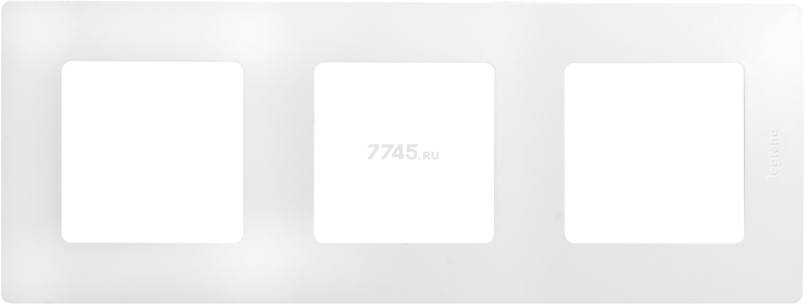 Рамка трехместная LEGRAND Etika белая (672503)