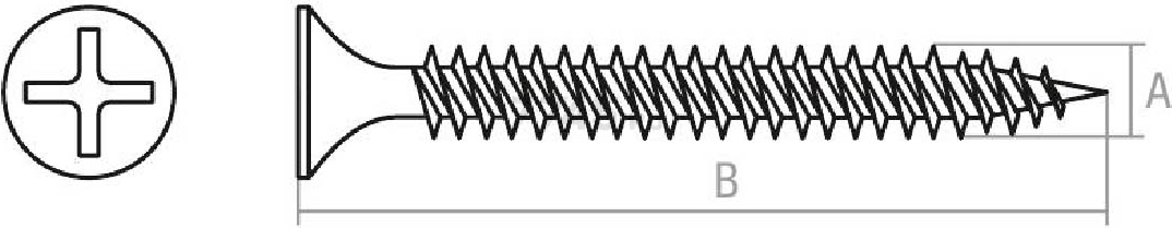 Саморез для монтажа ГКЛ 3,5х51 мм к металлу фосфат STARFIX 25 штук (SMZ2-96533-25) - Фото 3