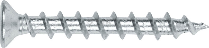 Саморез оконный 4,1х35 мм белый цинк крупная резьба острый STARFIX 200 штук (SMC1-39923-200)