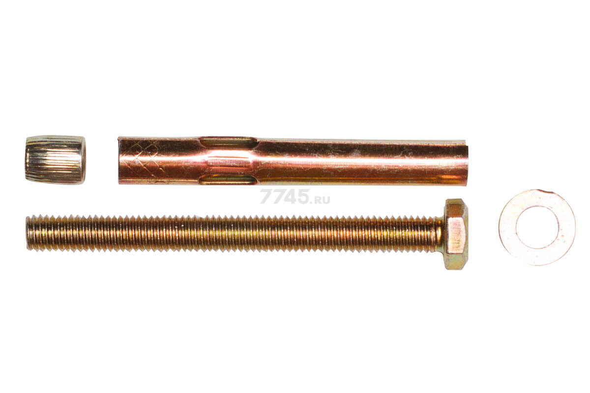 Болт анкерный М10х12х100 мм STARFIX (SMP-28825-1) - Фото 2