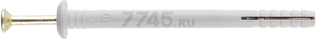 Дюбель-гвоздь 6х40 мм полипропилен гриб STARFIX 2000 штук (SMW1-82198-2000)