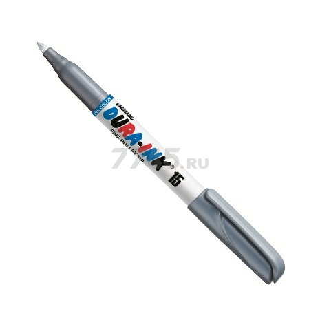 Маркер перманентный фетровый MARKAL Dura-Ink 15 серебристый (96027)