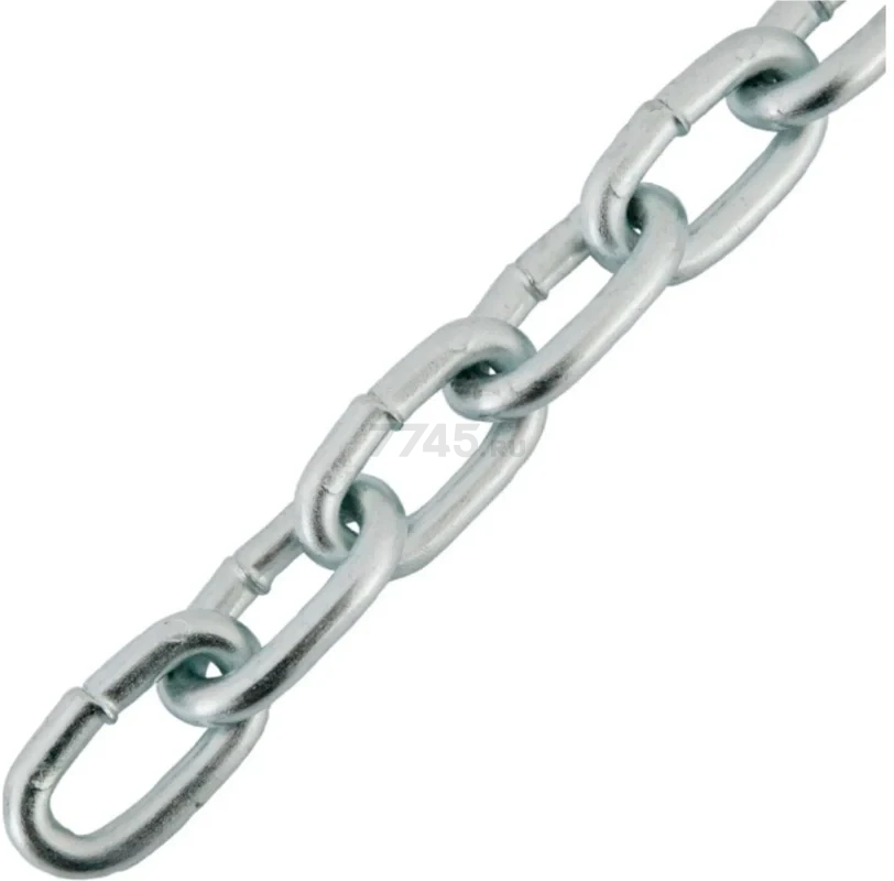 Цепь сварная короткозвенная оцинкованная SLC M4 DIN 766 STARFIX бухта 50 м (SMP-63684-50) - Фото 6