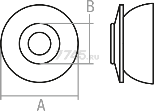 Шайба для поликарбоната 22х10,5 мм c EPDM-прокладкой цинк STARFIX 50 штук (SMC1-54275-50) - Фото 3