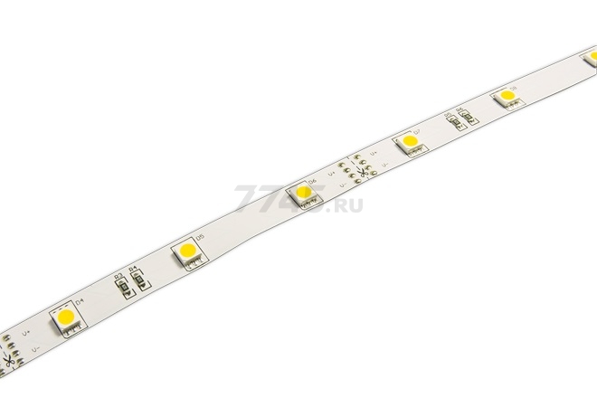 Лента светодиодная PLS 5050/30 7,2 Вт/м 450 Лм/м IP20 JAZZWAY зеленая (327583)