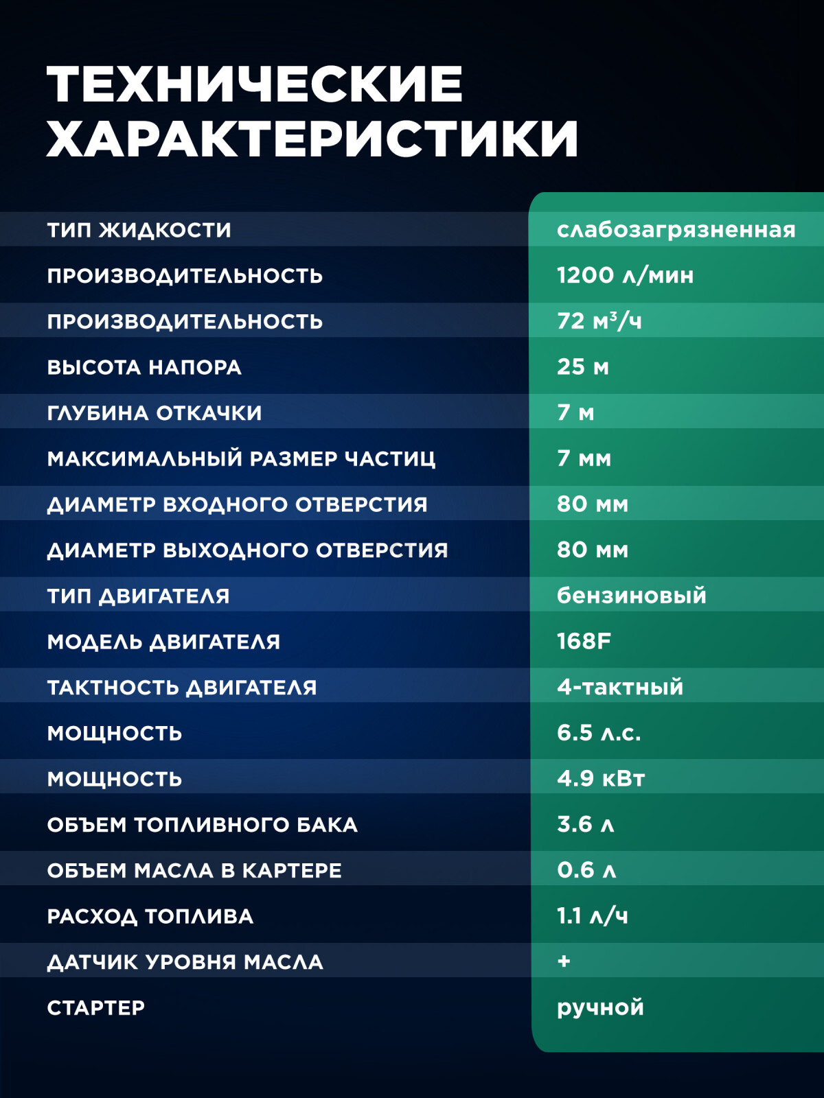 Мотопомпа ECO WP-1204C - Фото 7