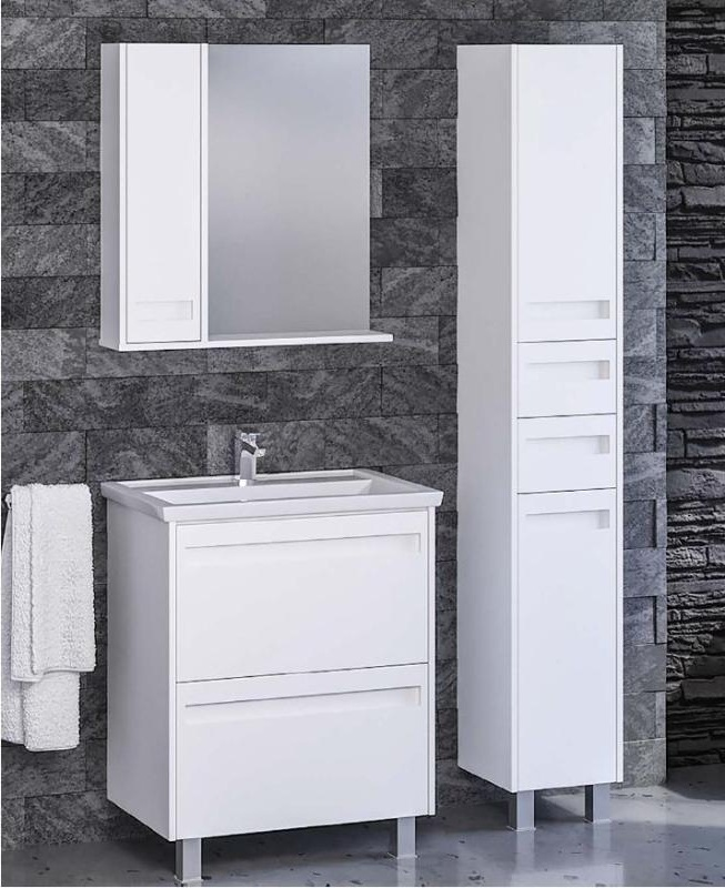 Шкаф с зеркалом для ванной АВН Турин 60 L (64.21 -01) - Фото 7