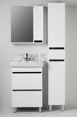Шкаф с зеркалом для ванной АВН Бергамо 60 R (47.02) - Фото 11
