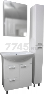 Шкаф с зеркалом для ванной АВН Эко+ 50 (13.31) - Фото 3