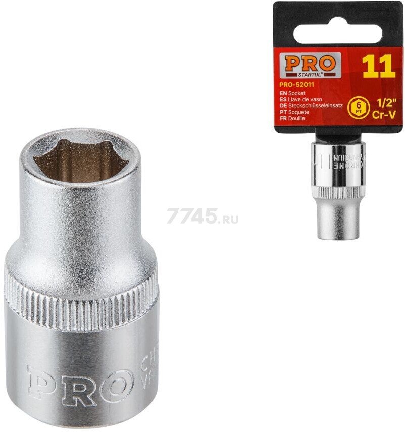 Головка 1/2" 15 мм 6 граней PRO STARTUL (PRO-52015)