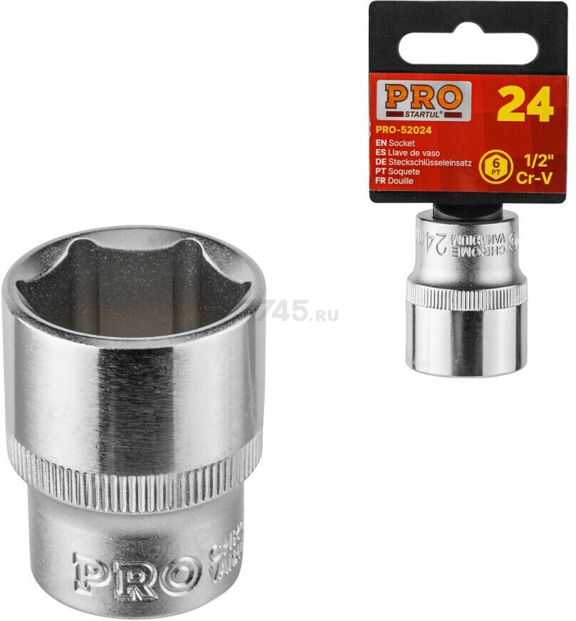 Головка 1/2" 21 мм 6 граней PRO STARTUL (PRO-52021)