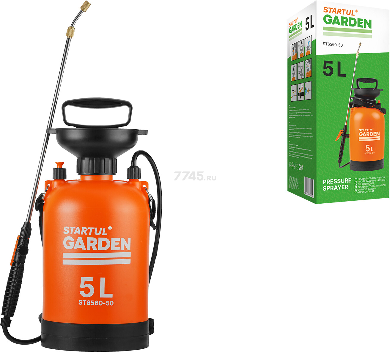 Опрыскиватель плечевой 5 л STARTUL Garden (ST6560-50) - Фото 7