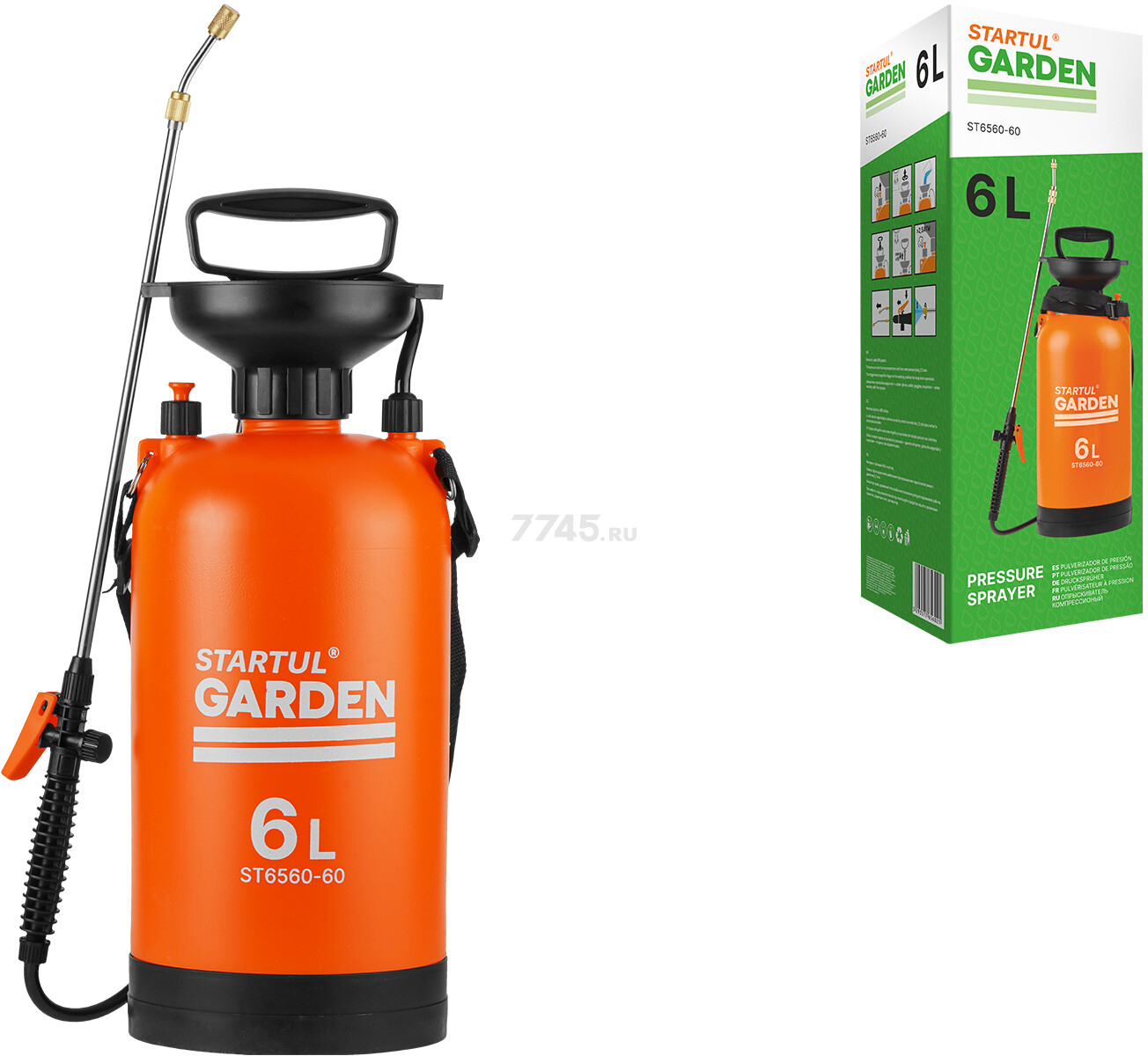 Опрыскиватель плечевой 6 л STARTUL Garden (ST6560-60) - Фото 9