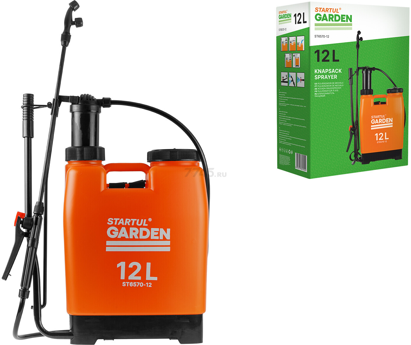 Опрыскиватель ранцевый 12 л STARTUL Garden (ST6570-12) - Фото 10