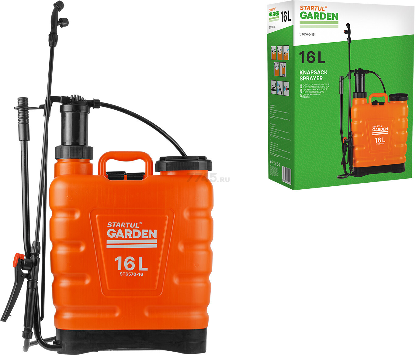 Опрыскиватель ранцевый 16 л STARTUL Garden (ST6570-16) - Фото 8