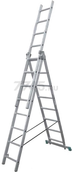 Лестница алюминиевая трехсекционная 474 см STARTUL Pro (ST9944-08)